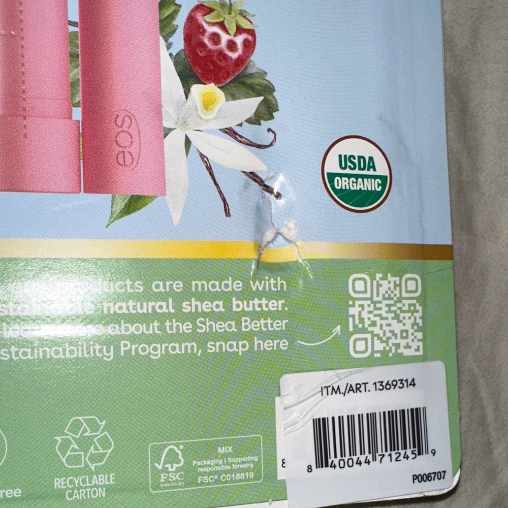 eos 100% Natural organic Lip Balm 9-Pack - Picture 3 of 3